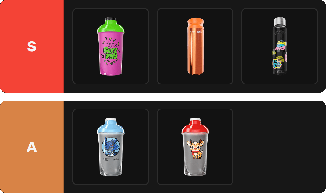 HOLY Shaker Tierlist