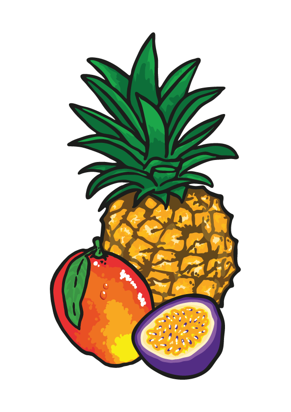 Mango, Maracuja & Ananas