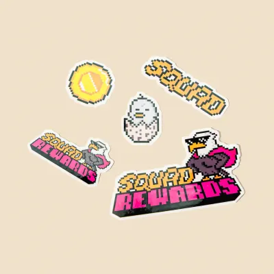 SQUAD Rewards Sticker Pack