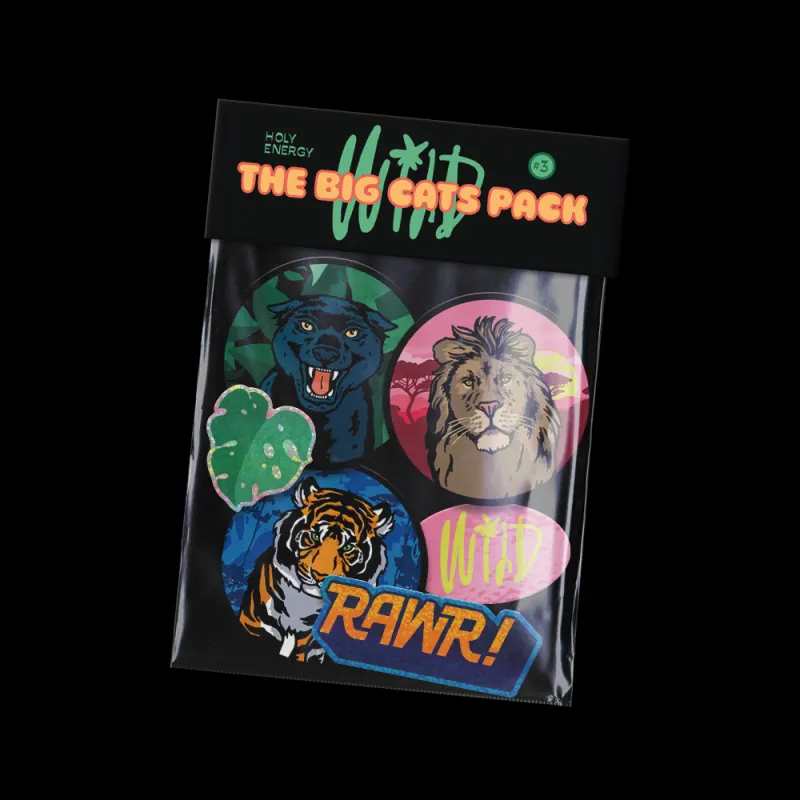 Sticker Pack #3: Big Cats Pack