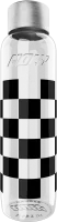 Checkered Glass Bottle