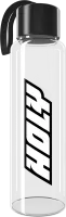 HOLY Logo - Weiß (Transparente Flasche)
