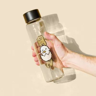 Raptor Egg Glasflasche