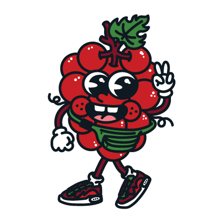 Rote Weintrauben x Hibiskustee